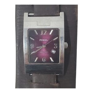 Fossil Arkitekt FS-2977 Sears 50th Anniversary Limited Edition Watch Purple Dial
